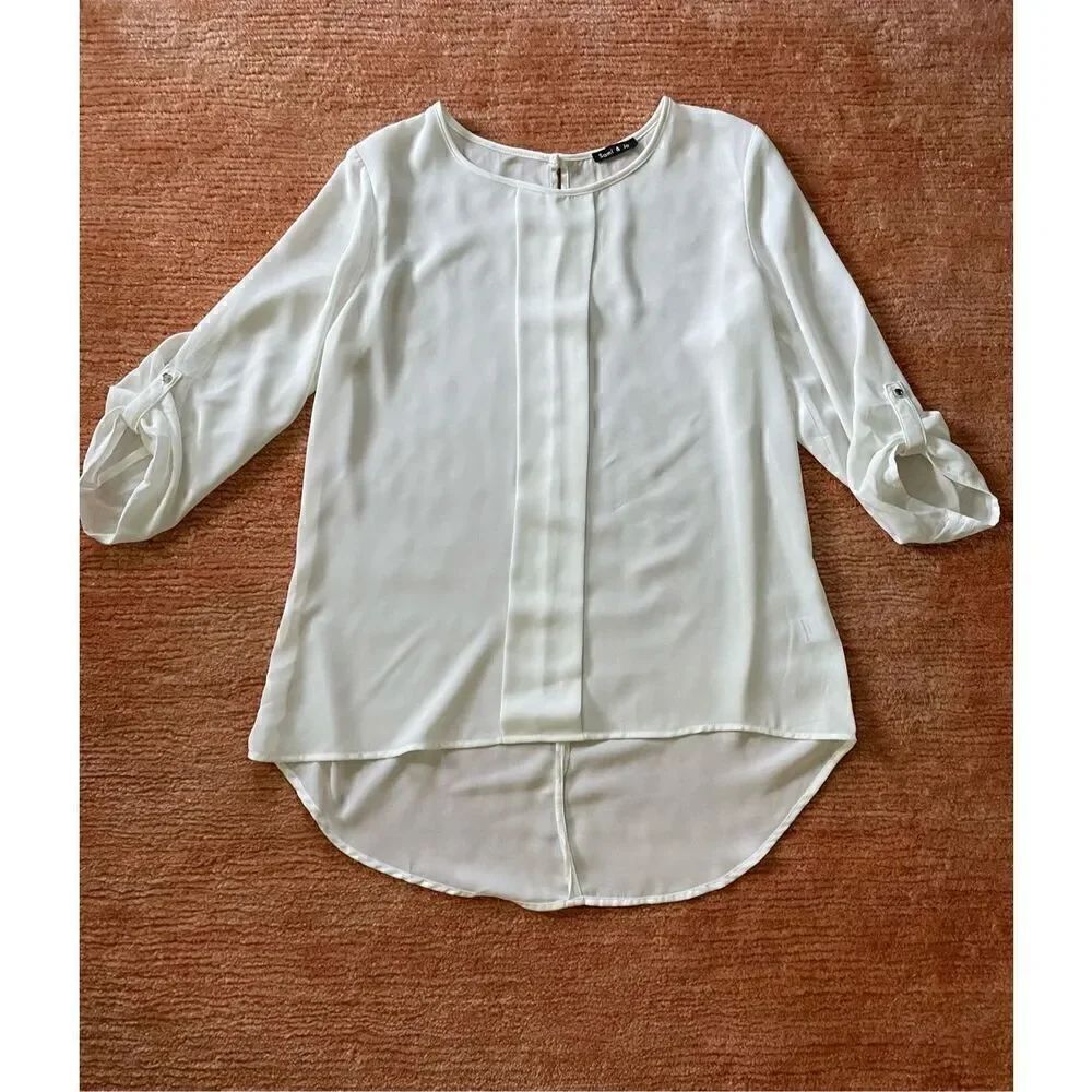 SAMI & JO Cream blouse S - Picture 1 of 7